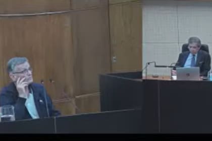 Alberto Taselli, de la firma Faraday, durante su indagatoria