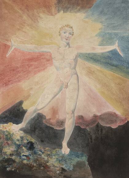 Albión Rosa de William Blake, hacia 1793