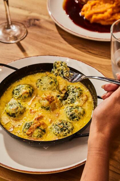 Albóndigas de espinaca