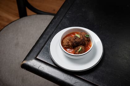 Albóndigas de chorizo y panceta pomodoro de Antonio D
