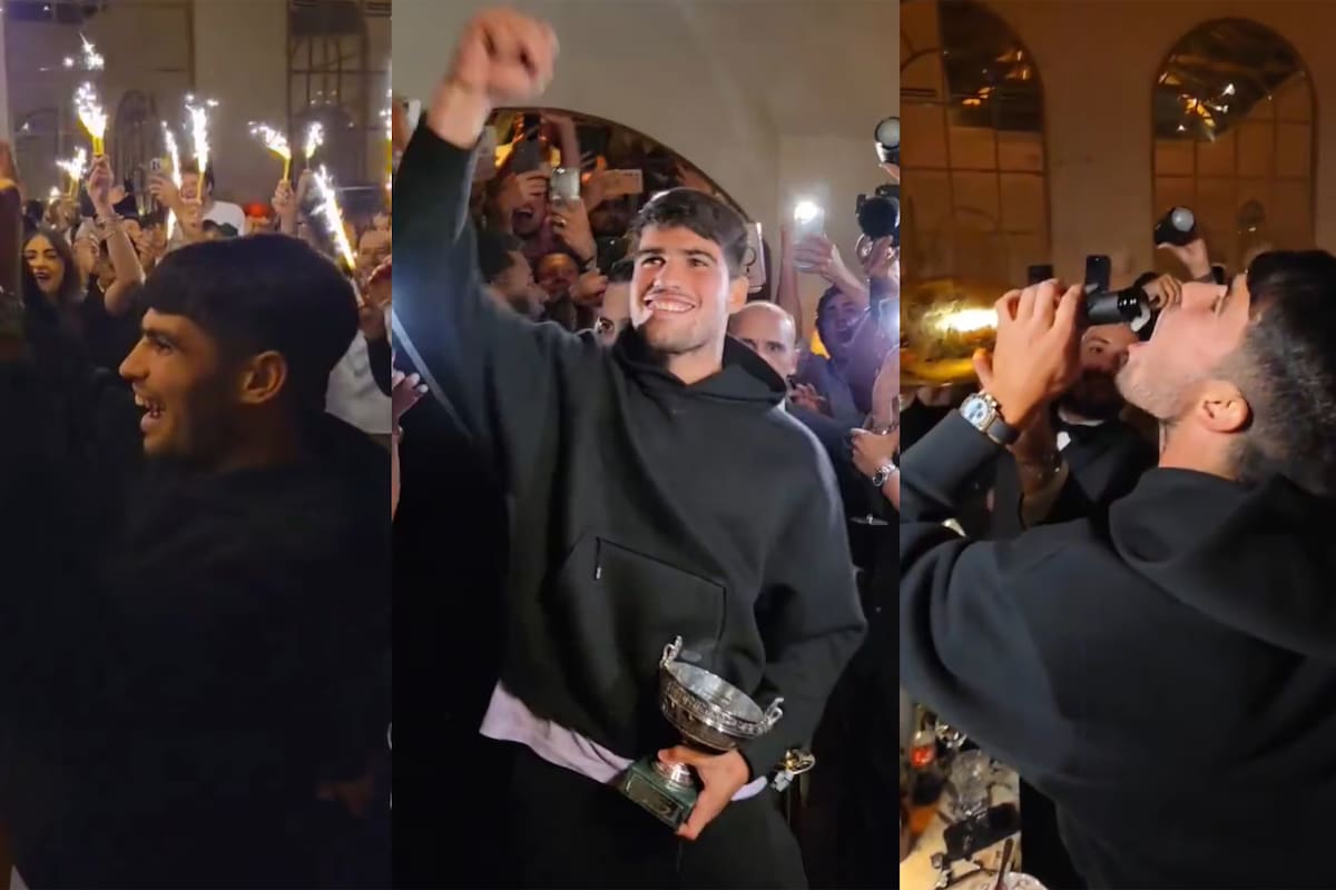 Alcaraz y su fiesta interminable en Paris