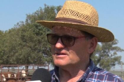 Alcides Wolf, productor de Entre Ríos, y uno de los adherentes al cese de comercialización