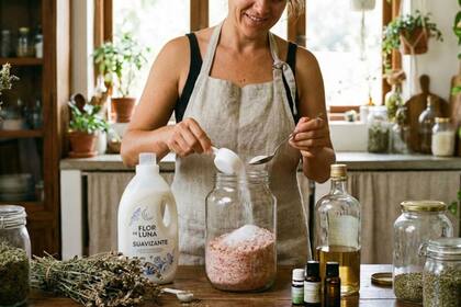 Alcohol, sal gruesa y suavizante de ropa, los tres ingredientes para hacer el perfume casero