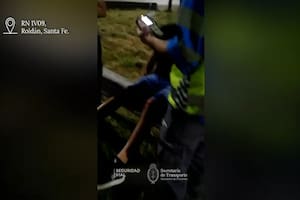 Alcoholemia positiva en Roldán, Santa Fe