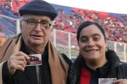 Aldo Nápole, el hincha más longevo de San Lorenzo (Foto: Gentileza Florencia Cianchetta)