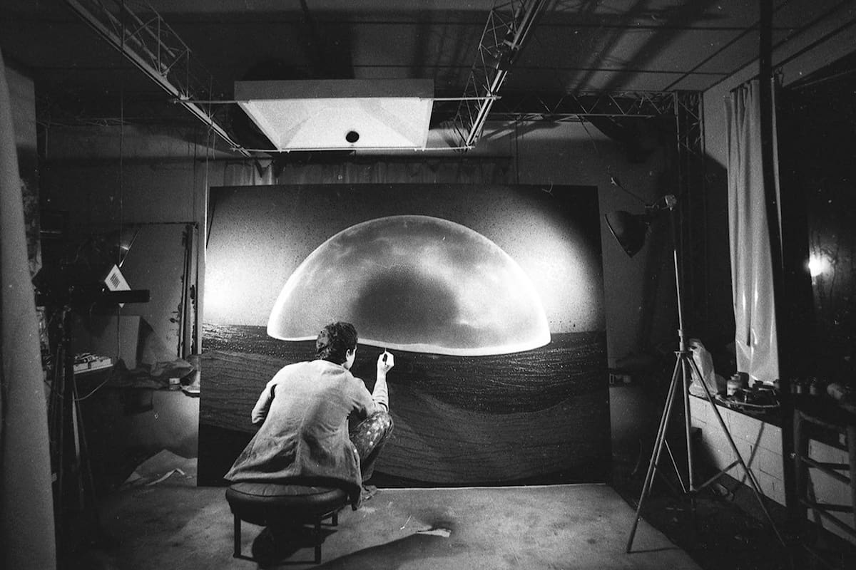 Aldo Sessa en sus épocas de pintor