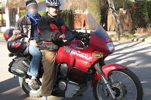 Aldo Soria murió mientras andaba en moto por la ruta con amigos