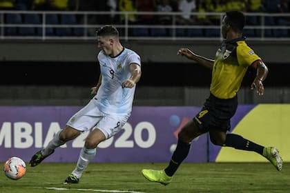 Aldolfo Gaich, clave en el pase de gol a Mac Allister en el triunfo ante Ecuador