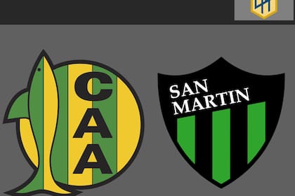 Aldosivi y San Martín San Juan disputaron uno de los encuentros de la jornada del fútbol argentino