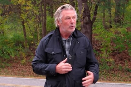 Alec Baldwin, el sábado, al hablar en público por primera vez sobre la muerte de Halyna Hutchins