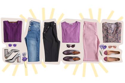 Alegre y perfecta para el espectro invernal, la gama de los violáceos ofrece opciones para lucirse del día a la noche. Variantes para aprovechar con los beneficios de Club.