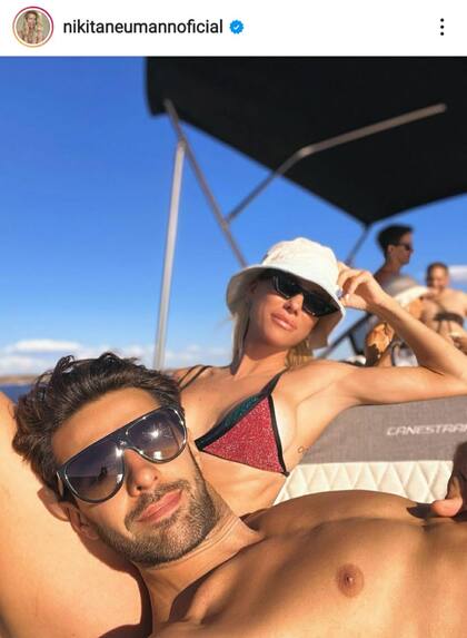 Alejada de los rumores, Nicole Neumann disfruta de unas vacaciones en Neuquén junto a su pareja