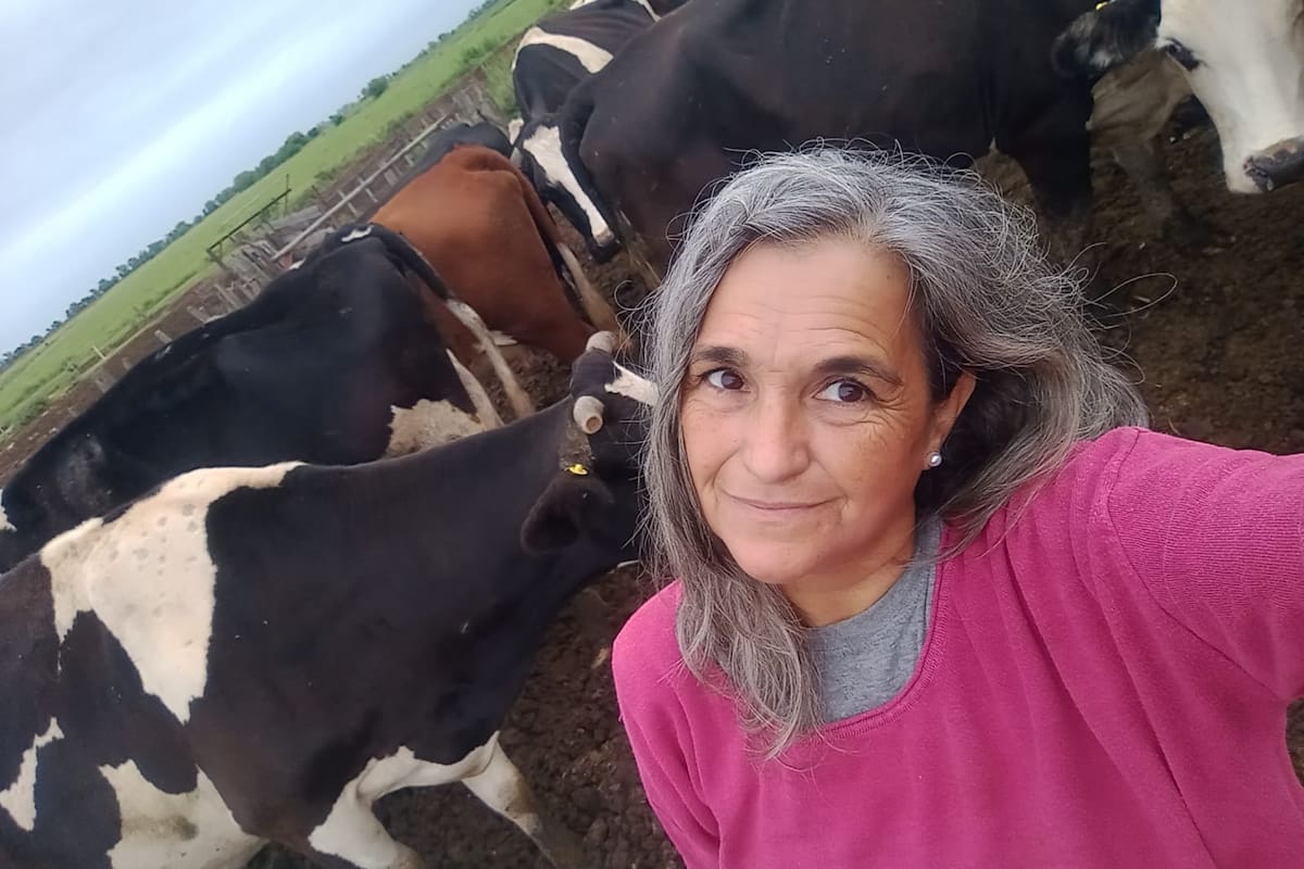 Alejandra Badino: “Duele mucho, mucho, no poder seguir con lo que amo, que es el tambo”