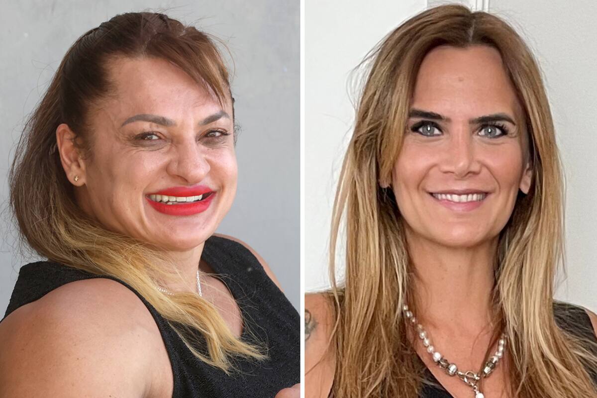 Alejandra "Locomotora" Oliveras y Amalia Granata