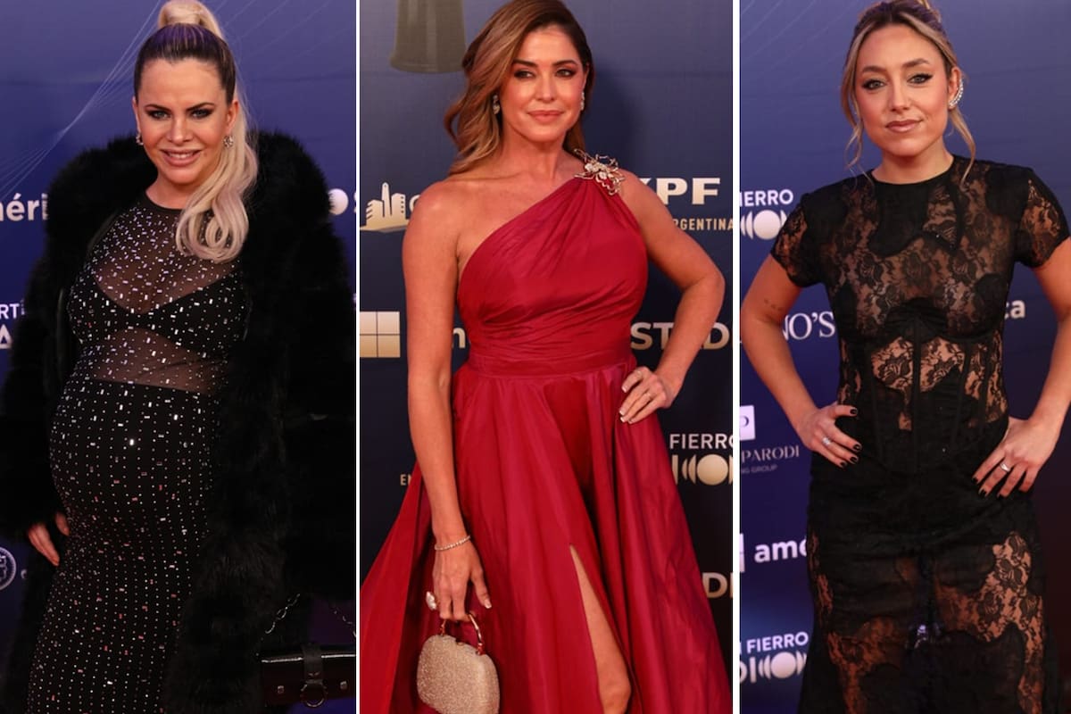 Alejandra Maglietti, Pamela David y Sofi Martínez, tres figuras que pasaron por la alfombra roja de los Martín Fierro de la Radio