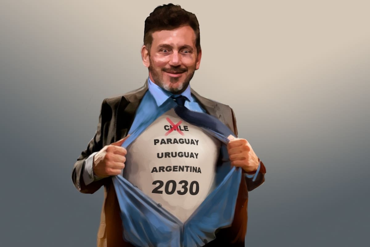 Alejandro Domínguez, el presidente paraguayo de la Conmebol