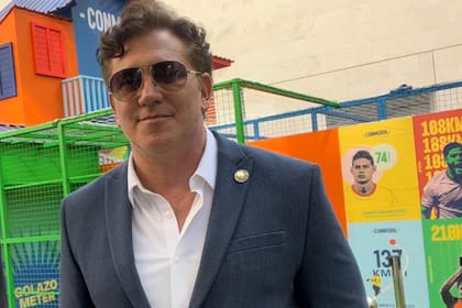 Alejandro Domínguez, presidente de Conmebol, en el homenaje a Pelé que se realizó en Doha