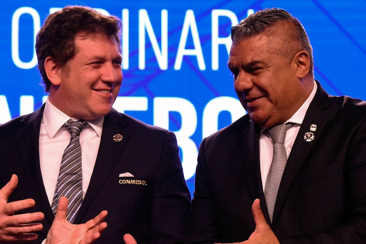 Alejandro Domínguez, titular de la Conmebol, será secundado por Chiqui Tapia