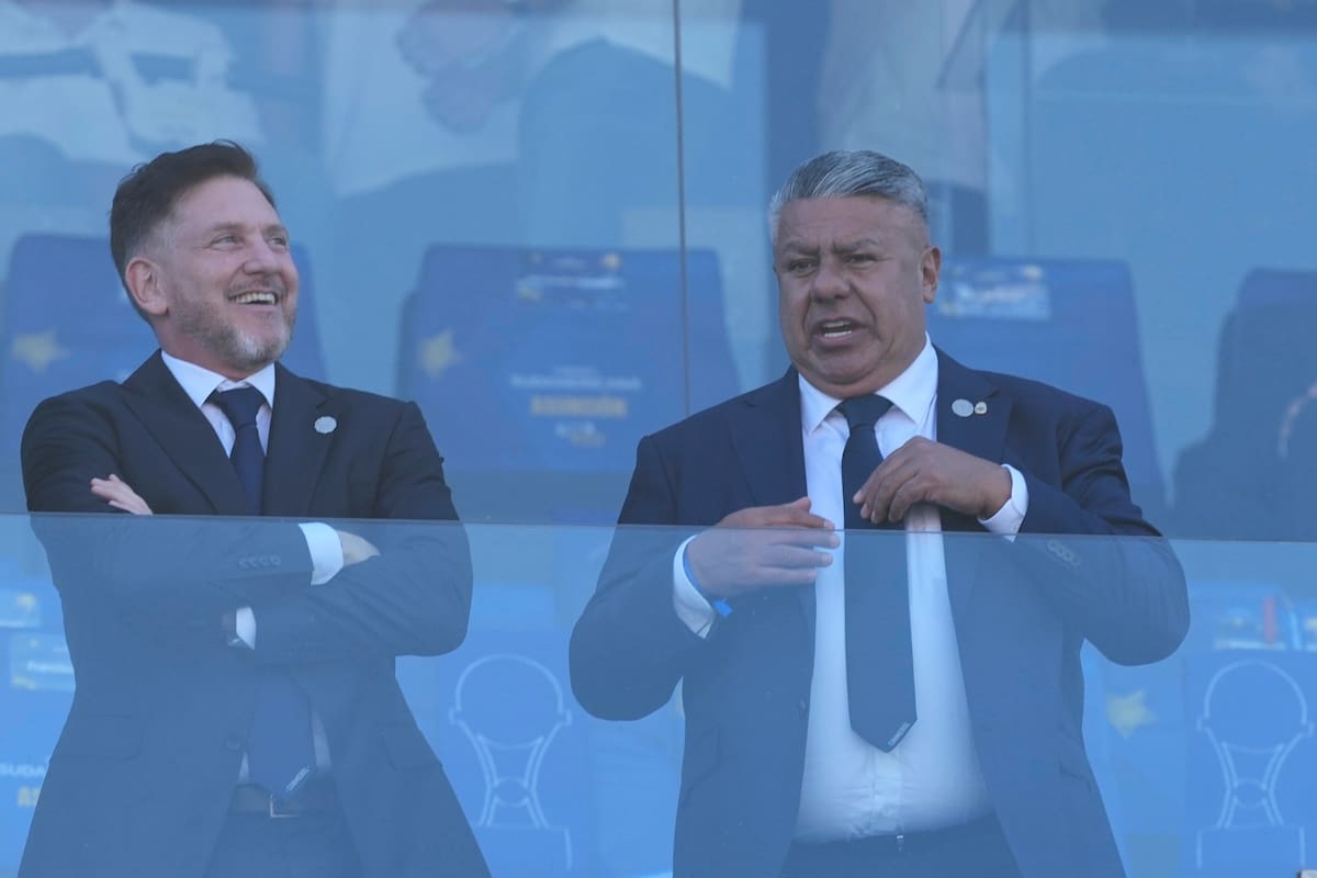 Alejandro Domínguez y Claudio Tapia