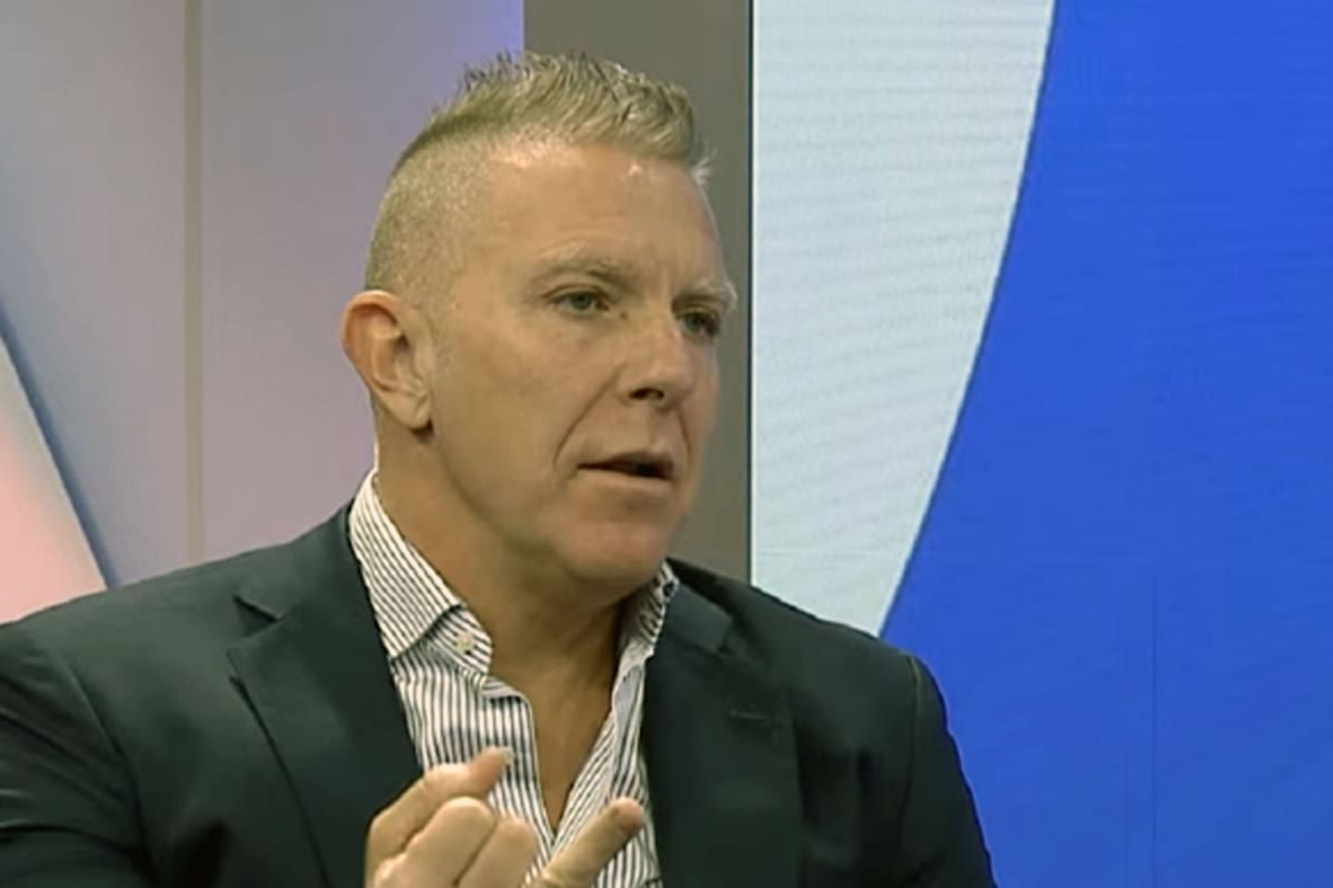 Alejandro Fantino durante la entrevista en Canal 26