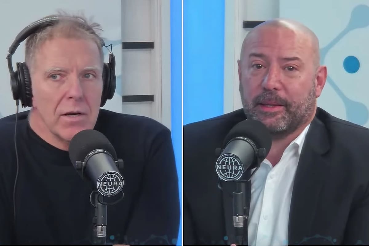 Alejandro Fantino, durante la entrevista realizada a Diego Spagnuolo