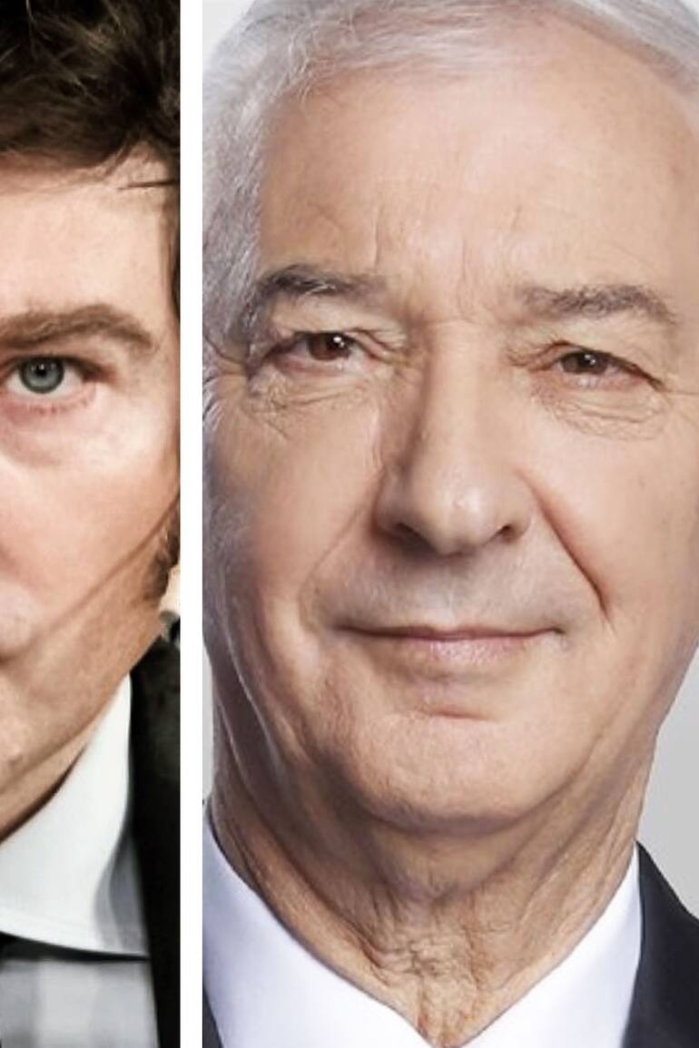 Alejandro Fantino, Javier Milei y Mauro Viale.