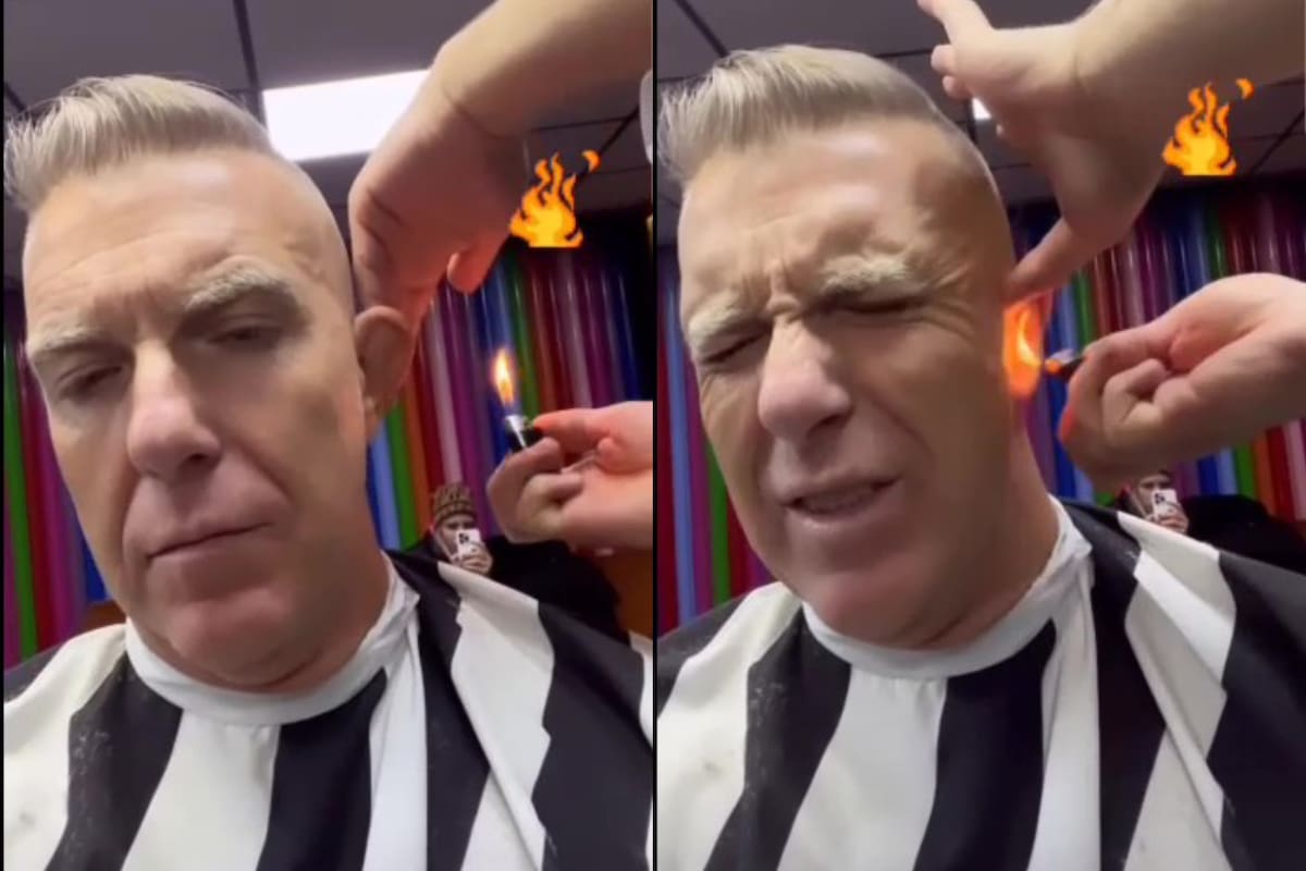 Alejandro Fantino se cortó el pelo en Turquía y se quemó