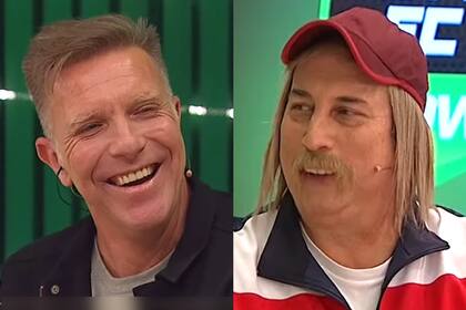 Alejandro Fantino y Eber Ludueña