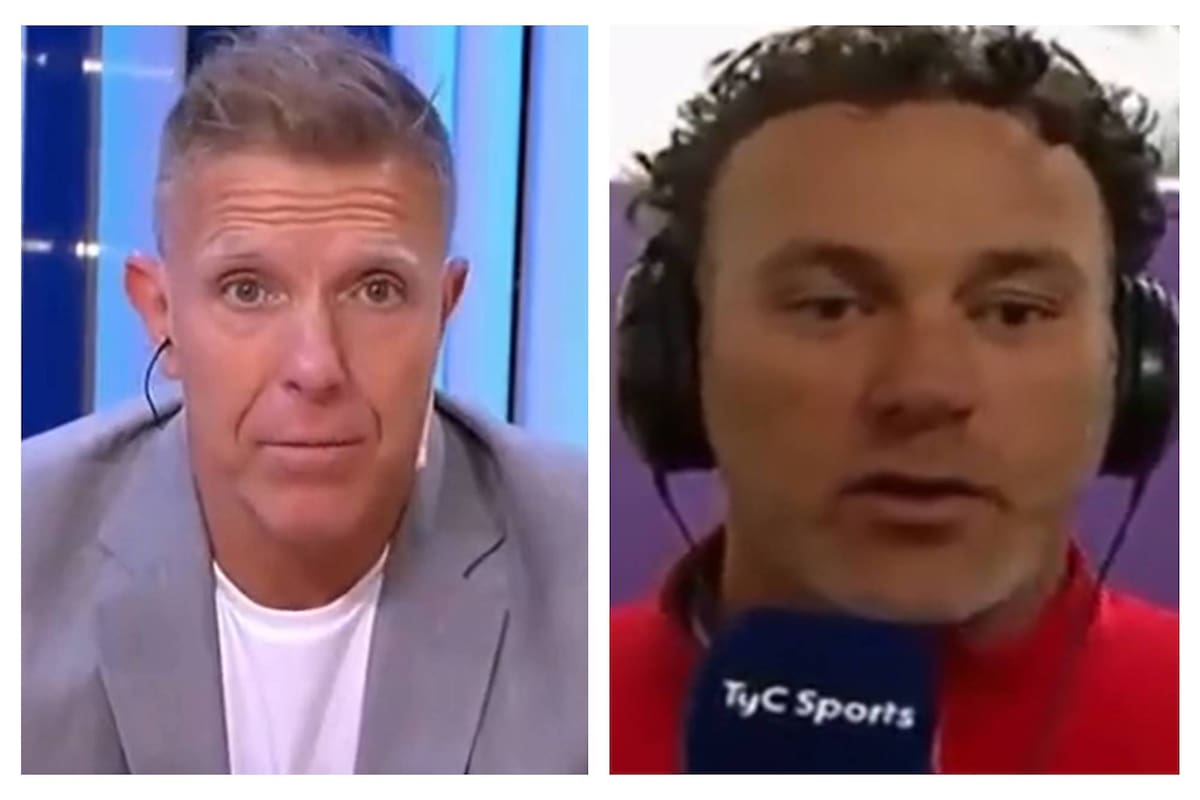 Alejandro Fantino y Gabriel Milito