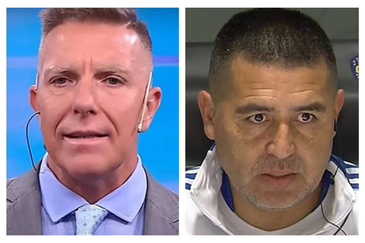 Alejandro Fantino y Juan Román Riquelme