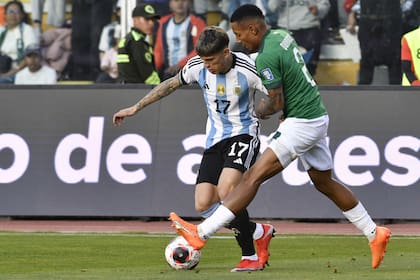 Alejandro Garnacho hizo su debut en Eliminatorias frente a Bolivia y quedó blindado con la selección argentina