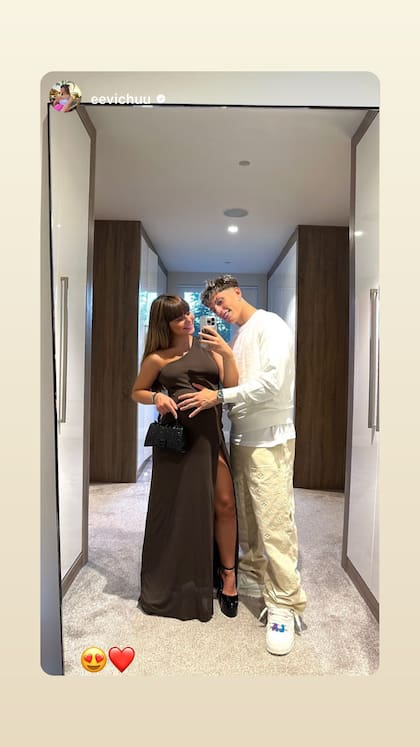Alejandro Garnacho y Eva García