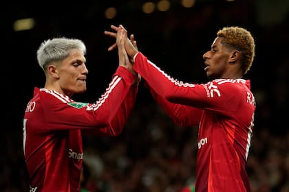 Alejandro Garnacho y Marcus Rashford no estuvieron convocados para el duelo que Manchester United jugó este domingo frente a Manchester City