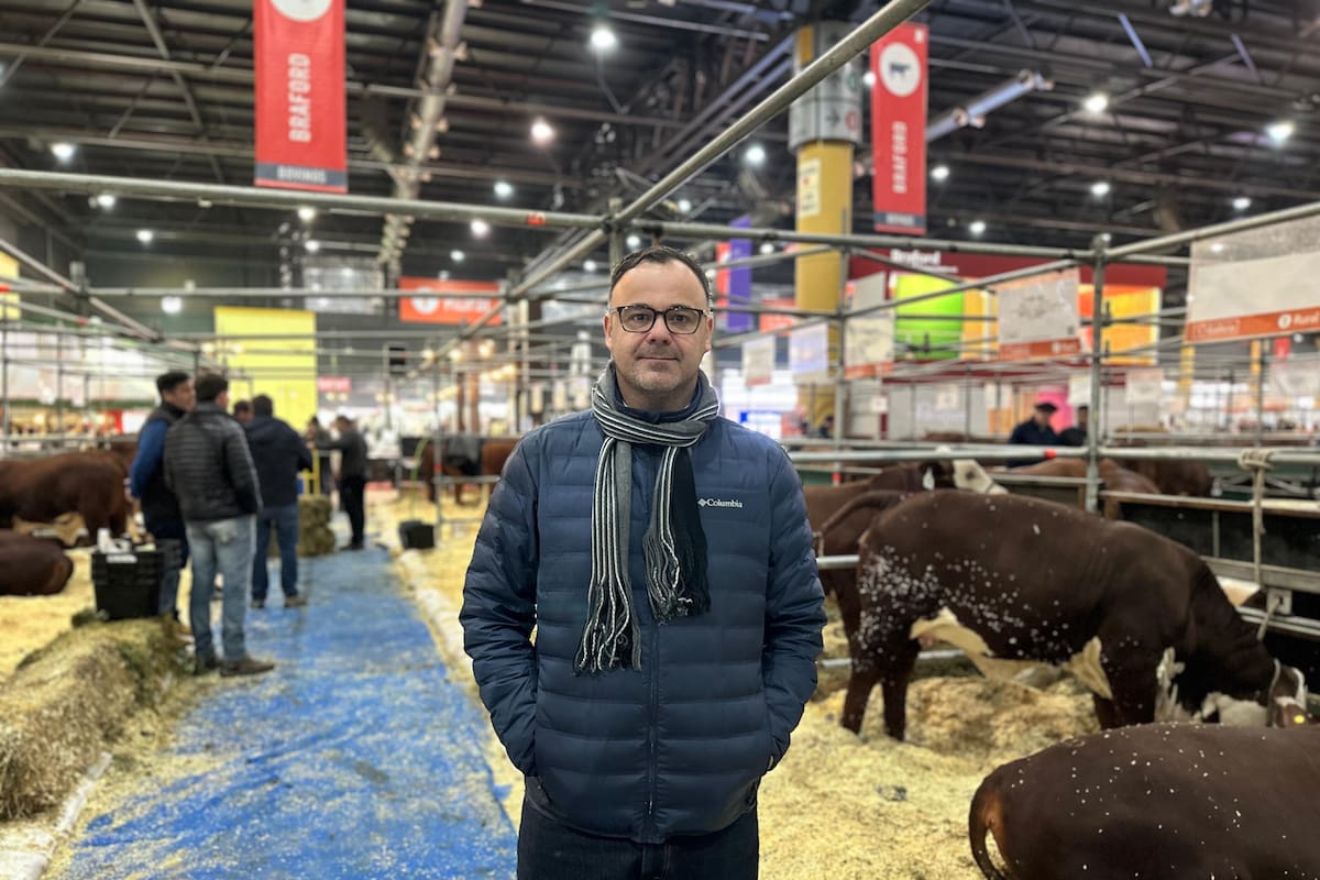 Alejandro Lauret, productor de la cabaña La Dominga en Ischilín, Córdoba
