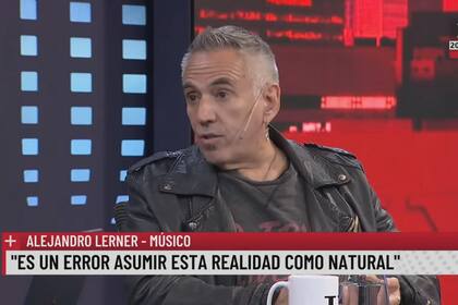 Alejandro Lerner hizo una dura crítica sobre la realidad de Argentina: "Asumimos normal que la mitad del país sea pobre"