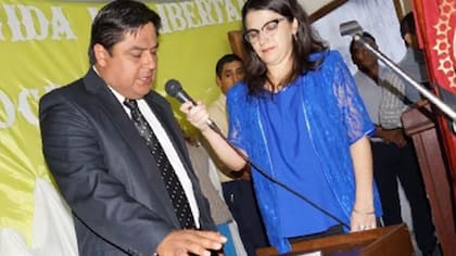 Alejandro Maurín, al jurar como concejal