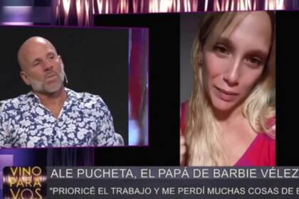 Alejandro Pucheta se refirió a su relación con su hija Barbie Vélez