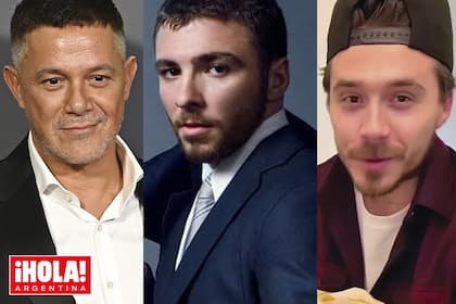 Alejandro Sanz, Rocco Ritchie y Brooklyn Beckham