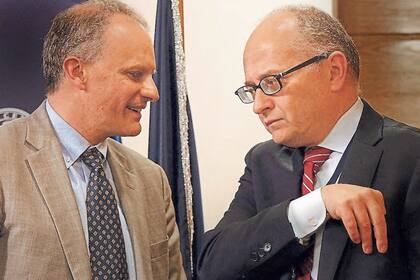 Alejandro Werner y Roberto Cardarelli, supervisores del programa argentino