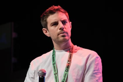 Alejo Blasco durante un panel en LABITCONF