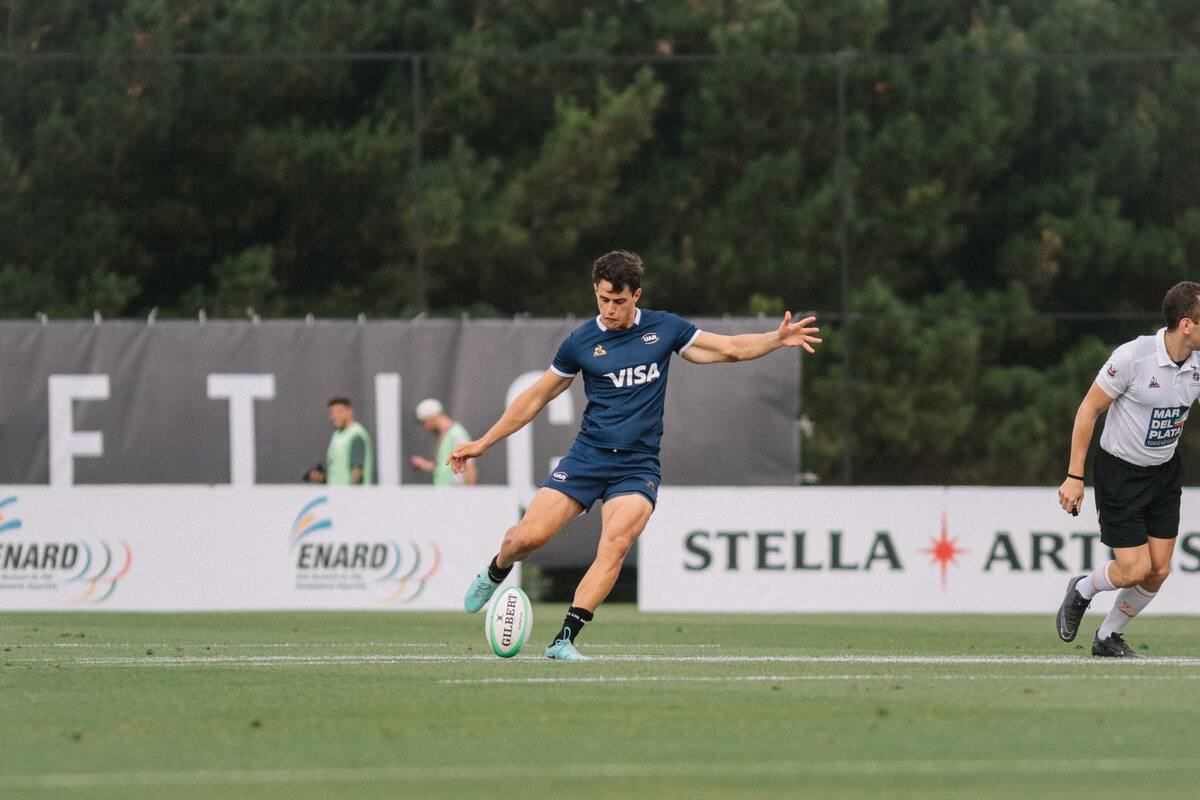 Alejo Sugasti viene de ser campeón con Argentina Desarrollo del Súper Seven de Mar del Plata el fin de semana