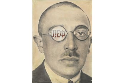 Osip Brik, diseño para la portada de la revista LEF, 1924