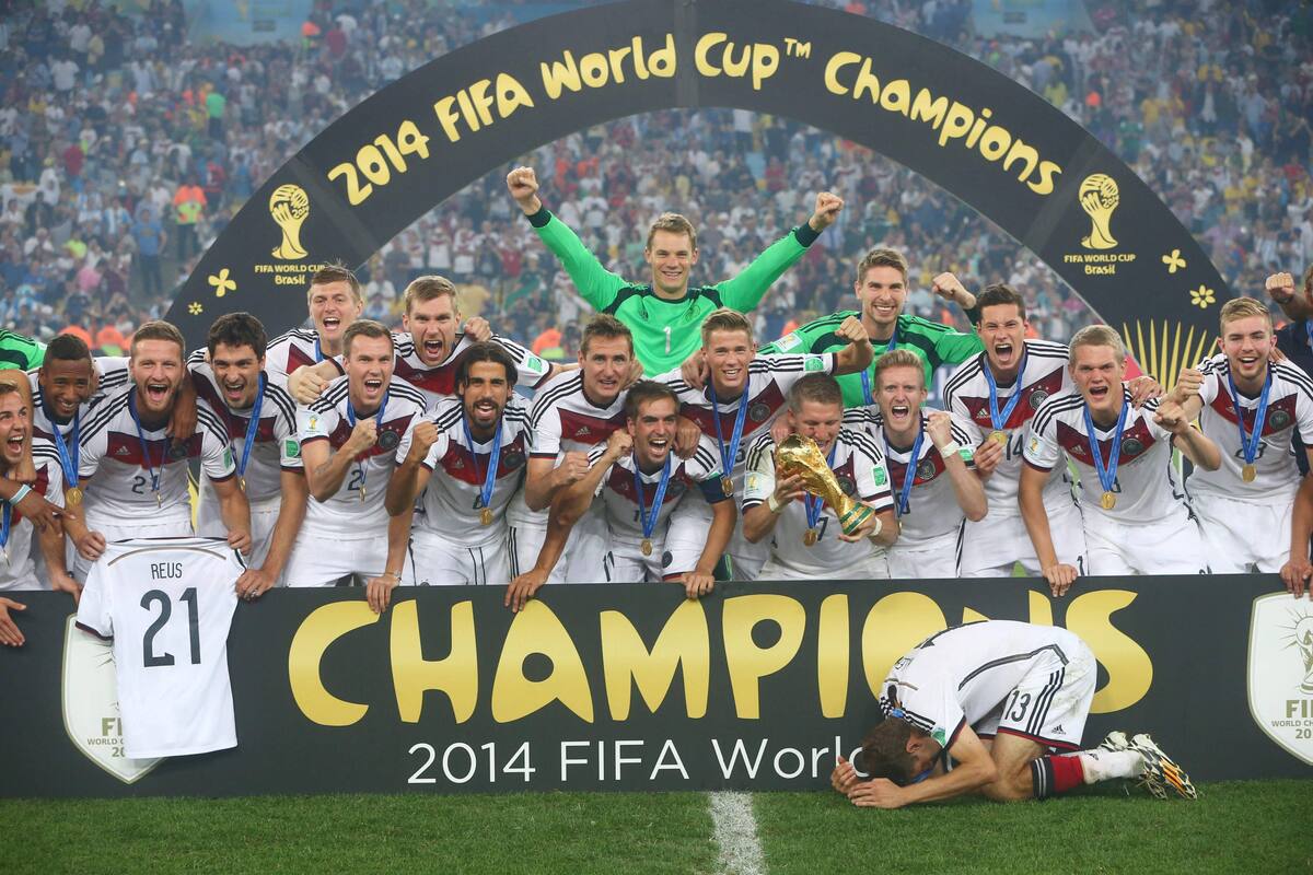 Alemania festeja la Copa del Mundo 2014