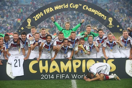 Alemania festeja la Copa del Mundo 2014