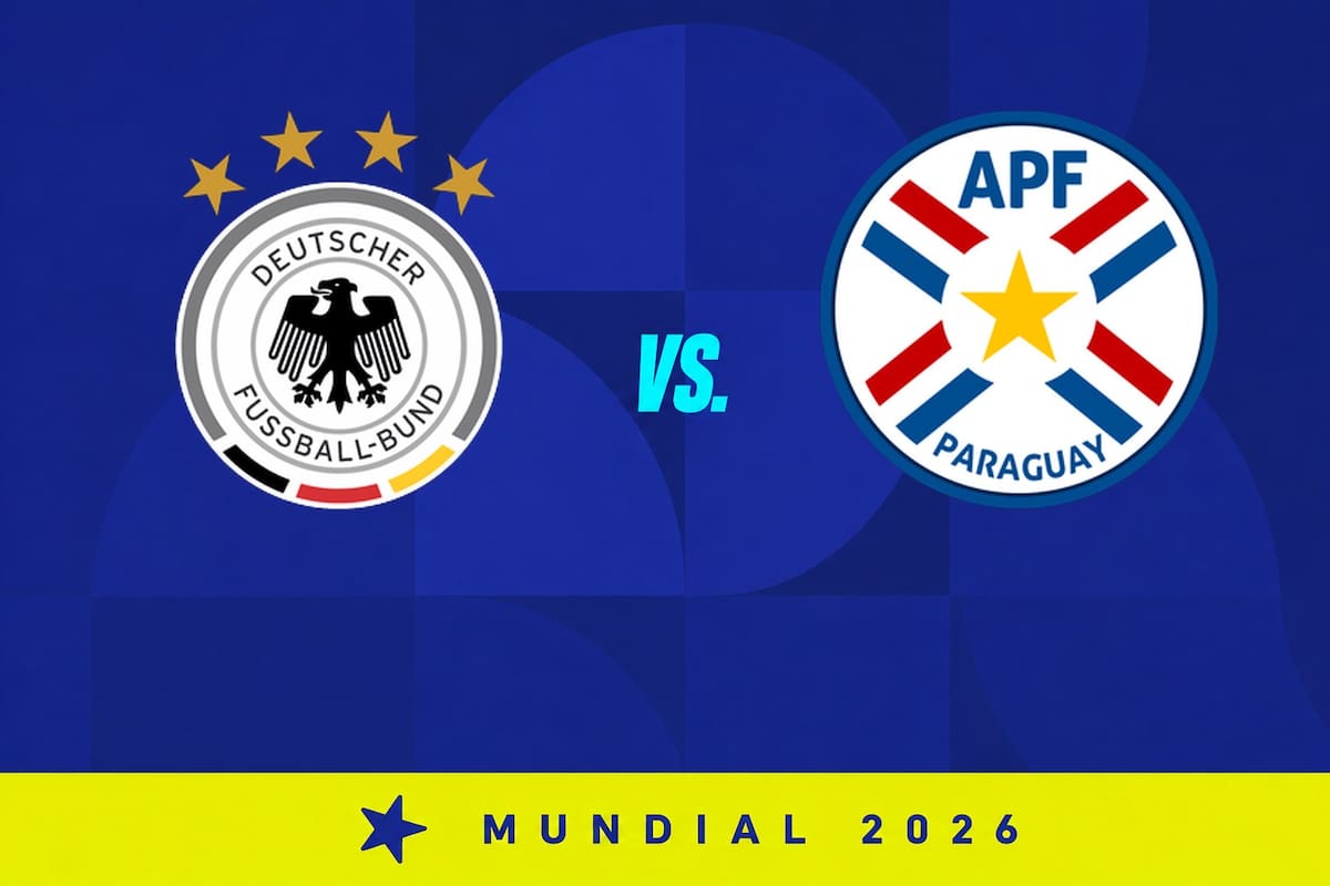 Alemania vs. Paraguay, Mundial 2026: día, hora y cómo seguir online