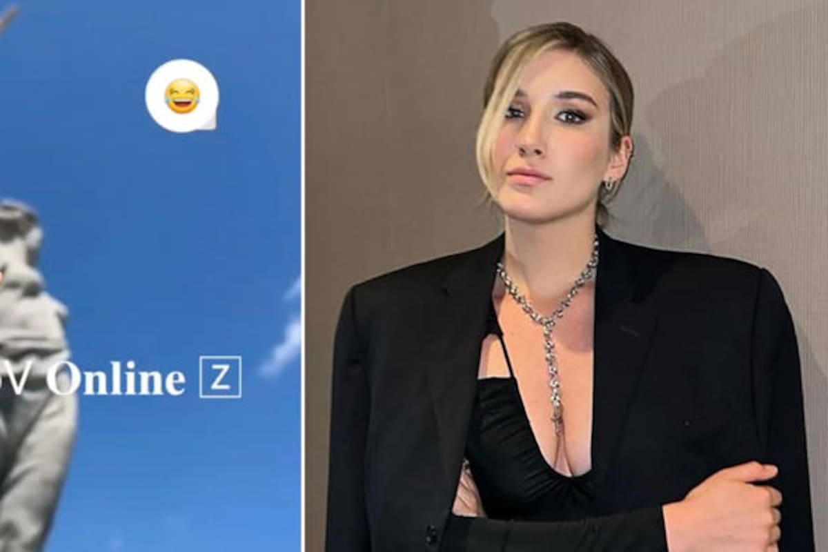 Alena Agafonova, la influencer detenida por "hacerle cosquillas" a la estatua de la Madre Patria