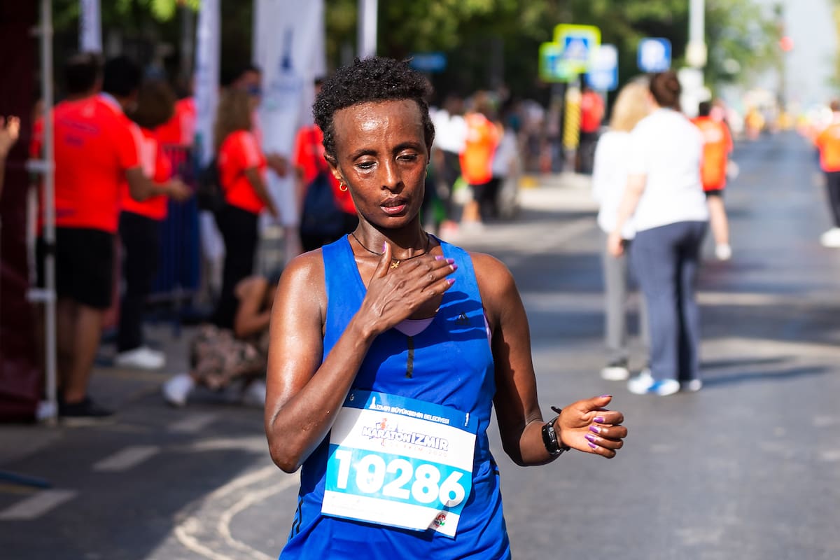 Alene en el maratón de Turquía