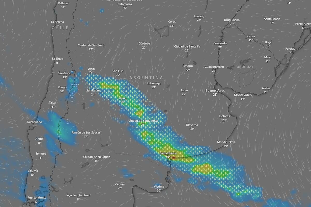 Alera meteorológica en nueve provincias.