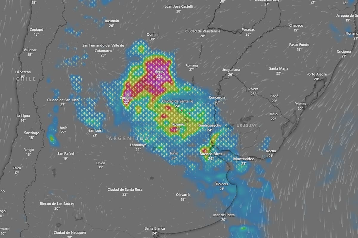 Alerta amarilla en cinco provincias para este sábado.