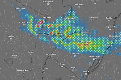 Alerta en cuatro provincias.